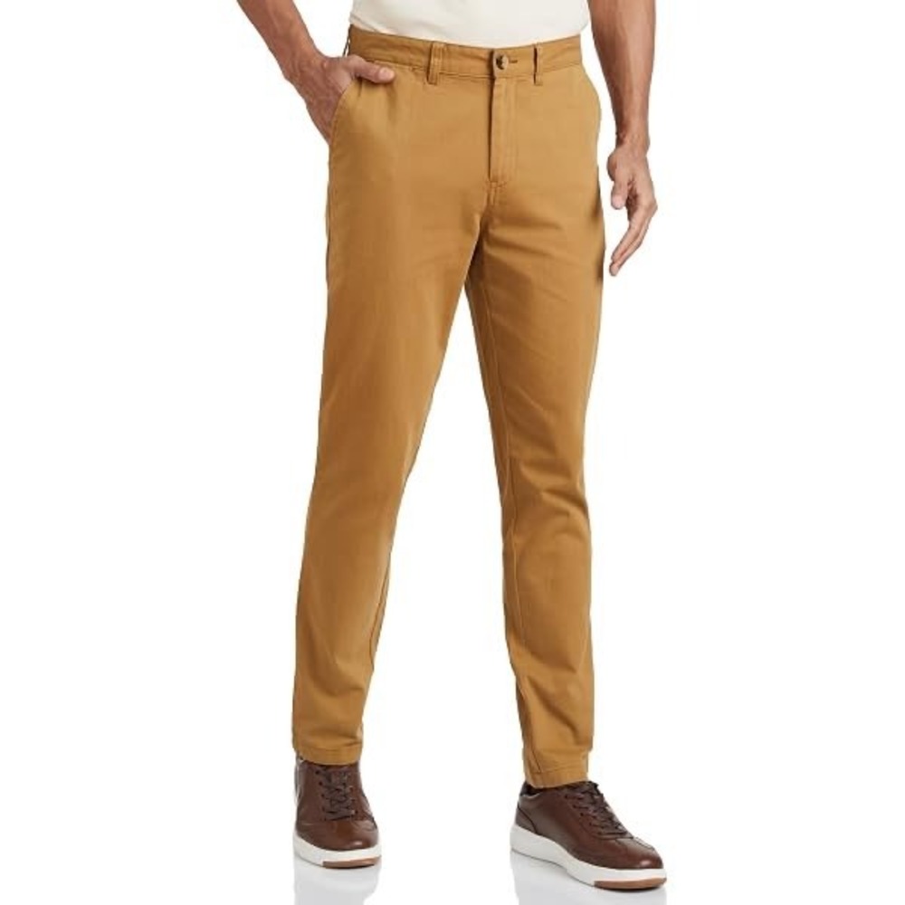 Callaway Opti-Dri Men's Golf Pants 36x32 Brown Tan Performance Straight Leg